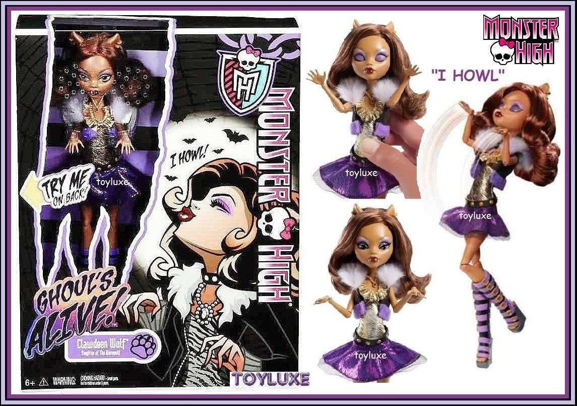 Monster High Ghouls Alive! Clawdeen Wolf