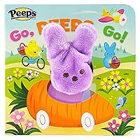 Go, Peeps, Go! Peeps Finger Puppet Board Book Easter Basket Gifts or Stuffer for Baby or Toddlers