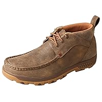 Twisted X Men's Lace-Up Chukka Driving Moc with CellStretch