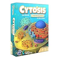 Cytosis: A Cell Biology Board Game | A Science Accurate Strategy Board Game About Building Proteins, Carbohydrates, Enzymes, Organelles, & Membranes | Fun Science Games for Adults & Family Game Night