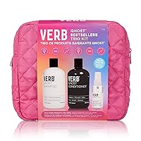 Verb Ghost Trio Kit – Vegan Shampoo and Conditioner Set with Treatment Oil –– Weightless, Anti-Frizz Hydrating Shampoo and Conditioner Promotes Shine