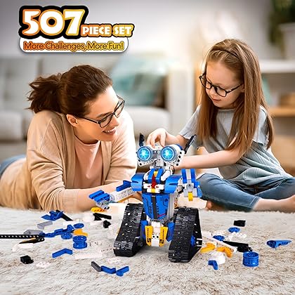 AOKESI Building Block Robot Kits, Robot Toys for 8-12 Year Old Boys Girls with APP or Remote Control, STEM Projects Educational Birthday Gifts for Kids Teens Age 7 8 9 10 11 12, 2022 New (507Pieces)
