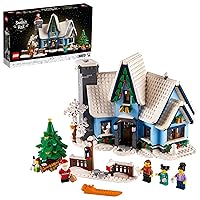 Lego Icons Santa’s Visit 10293 Christmas House Model Building Set for Adults and Families, Festive Home Décor with Xmas Tree, Gift Idea