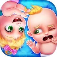 Newborn Baby Angry Twins