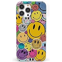 iPhone 13 Pro Max Case | Compatible with MagSafe | All Smiles | Smiley Face Sticker Case
