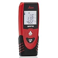 DISTO D1 120ft Laser Distance Measure with Bluetooth 4.0, Black/Red