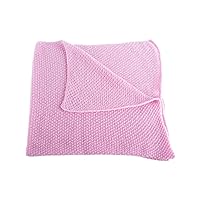 Girls Super Soft 100% Cashmere Baby Blanket - 'Baby Pink' - Hand Made in Scotland by Love Cashmere