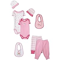Luvable Friends 8 Piece Grow With Me Baby Clothing Gift Set
