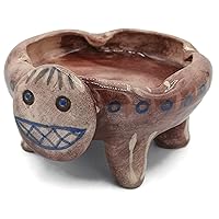Whimsical Ceramic Animal Cigar Ashtray, Funny Portuguese Pottery