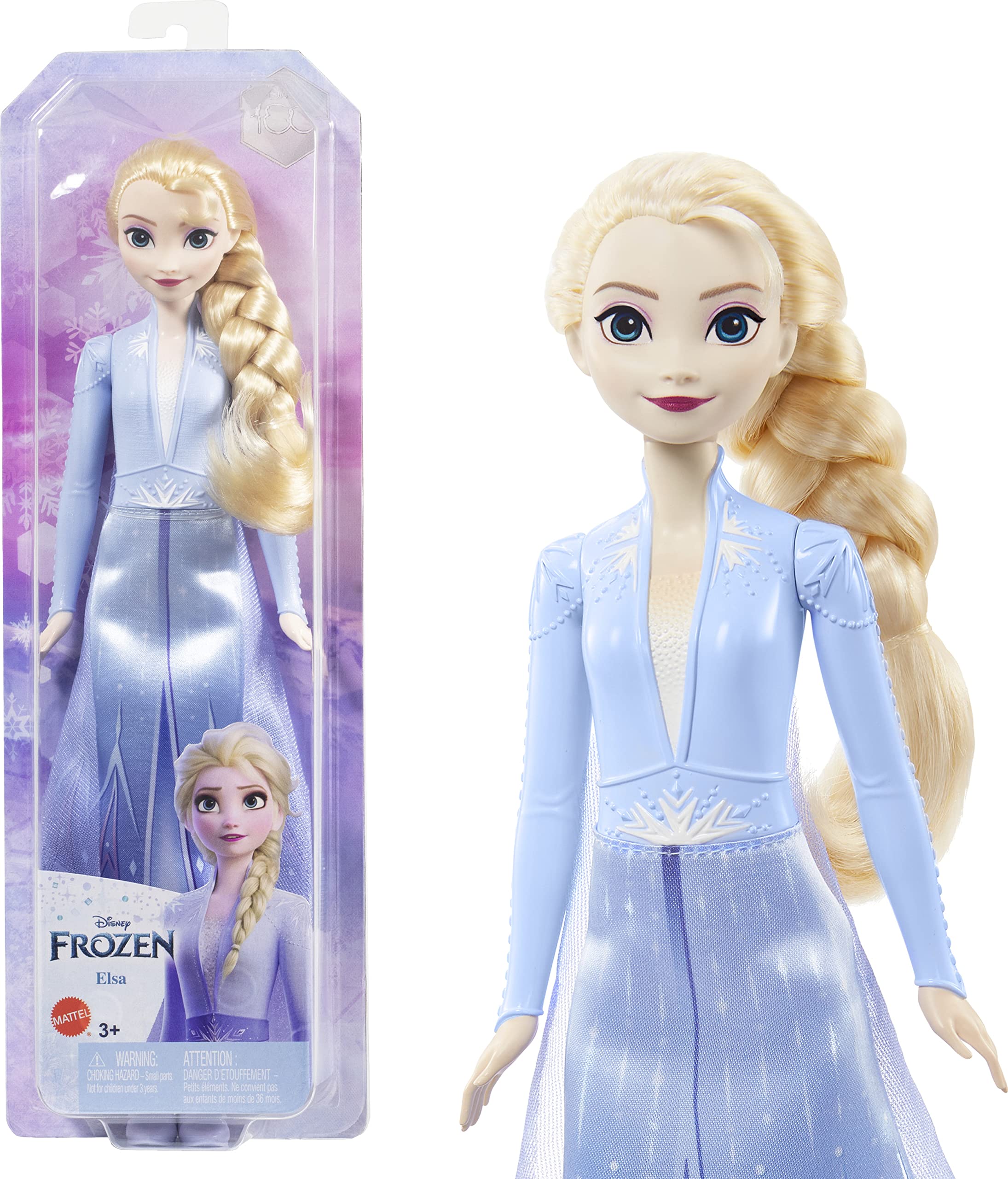 Disney Frozen by Mattel Elsa Fashion Doll & Accessory, Signature Look, Toy Inspired by the Movie Disney Frozen by Mattel 2