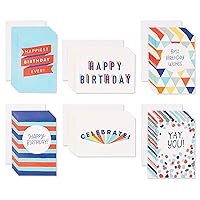American Greetings Birthday Cards, Bold Birthday Designs (48-Count)
