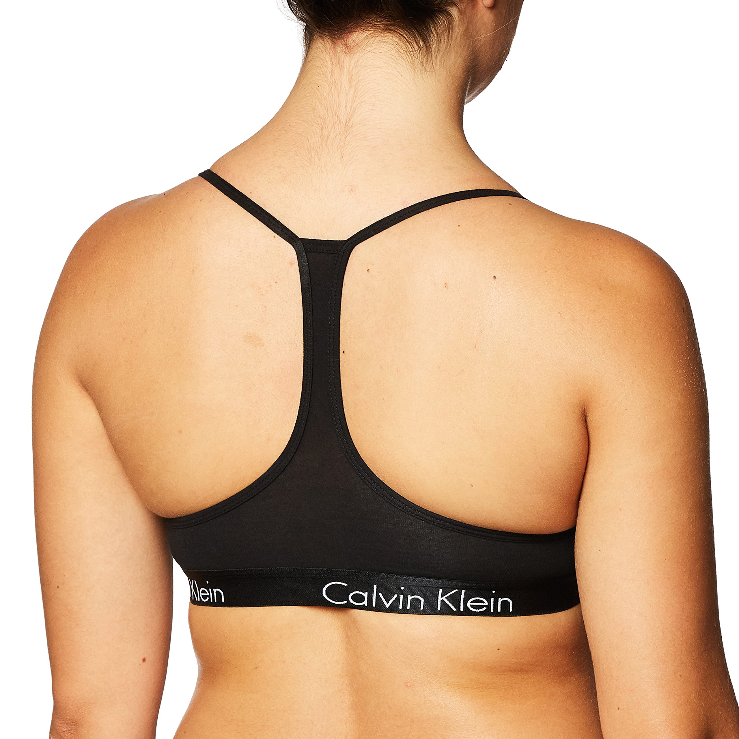 Calvin Klein Women's Motive Cotton Lightly Lined Bralette Bra