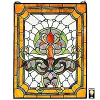 Design Toscano Kendall Manor Stained Glass Window