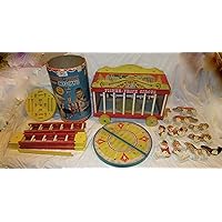 Fisher Price Circus and Junior Circus Wooden Playset 1962-1963