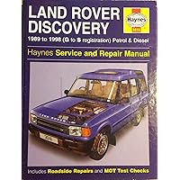 Land Rover Discovery 1989 to 1998 (G to S registration) Petrol & Diesel Service & Repair Manual Land Rover Discovery 1989 to 1998 (G to S registration) Petrol & Diesel Service & Repair Manual Hardcover