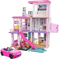 Barbie DreamHouse Dollhouse with 75+ Accessories and Wheelchair Accessible Elevator (Amazon Exclusive) + Barbie Convertible 2-Seater Vehicle