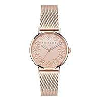 Ted Baker Phylipa Blossom Ladies Rose Gold Mesh Band Watch (Model: BKPPHS4039I)