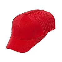 TOP HEADWEAR 12-Pack Youth Adjustable Baseball Hat