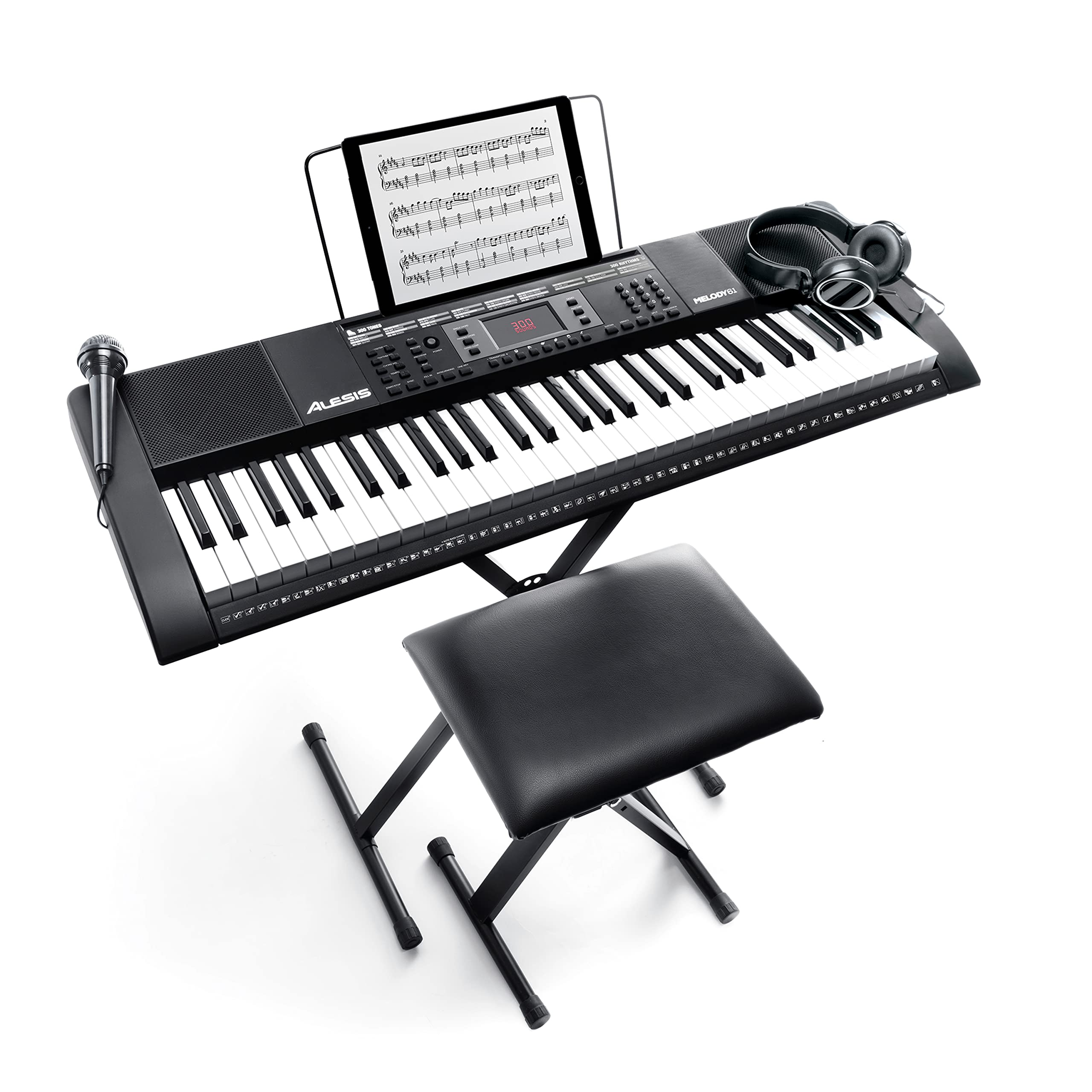 Đam mê âm nhạc và muốn tìm kiếm một chiếc đàn điện tử chuyên nghiệp để tập luyện? Alesis Melody 61 MKII Electronic Keyboard sẽ giúp bạn thỏa mãn khát khao sáng tạo với số lượng âm thanh tuyệt vời. Hình ảnh sẽ khiến bạn thích thú.