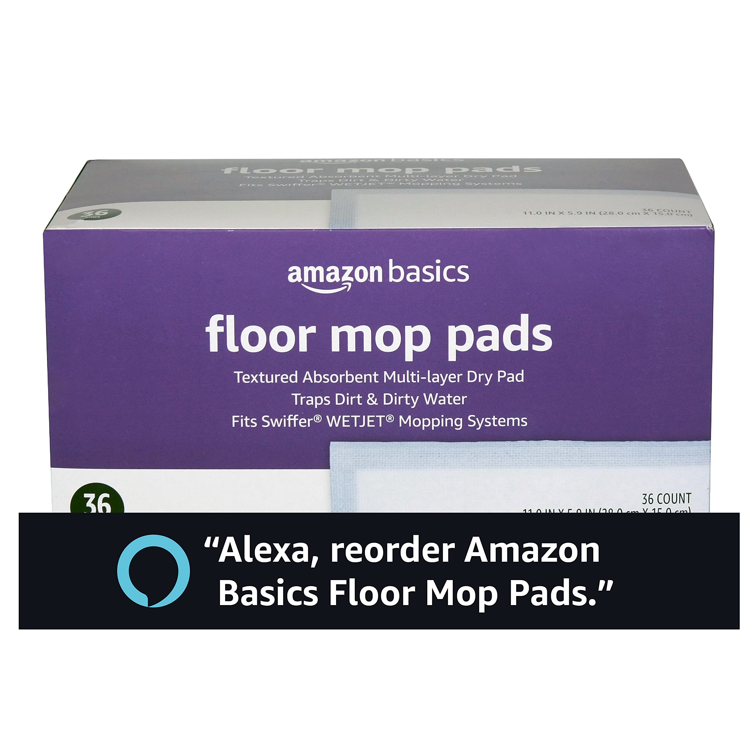 Amazon Basics Dry Floor Mop Pads, 11