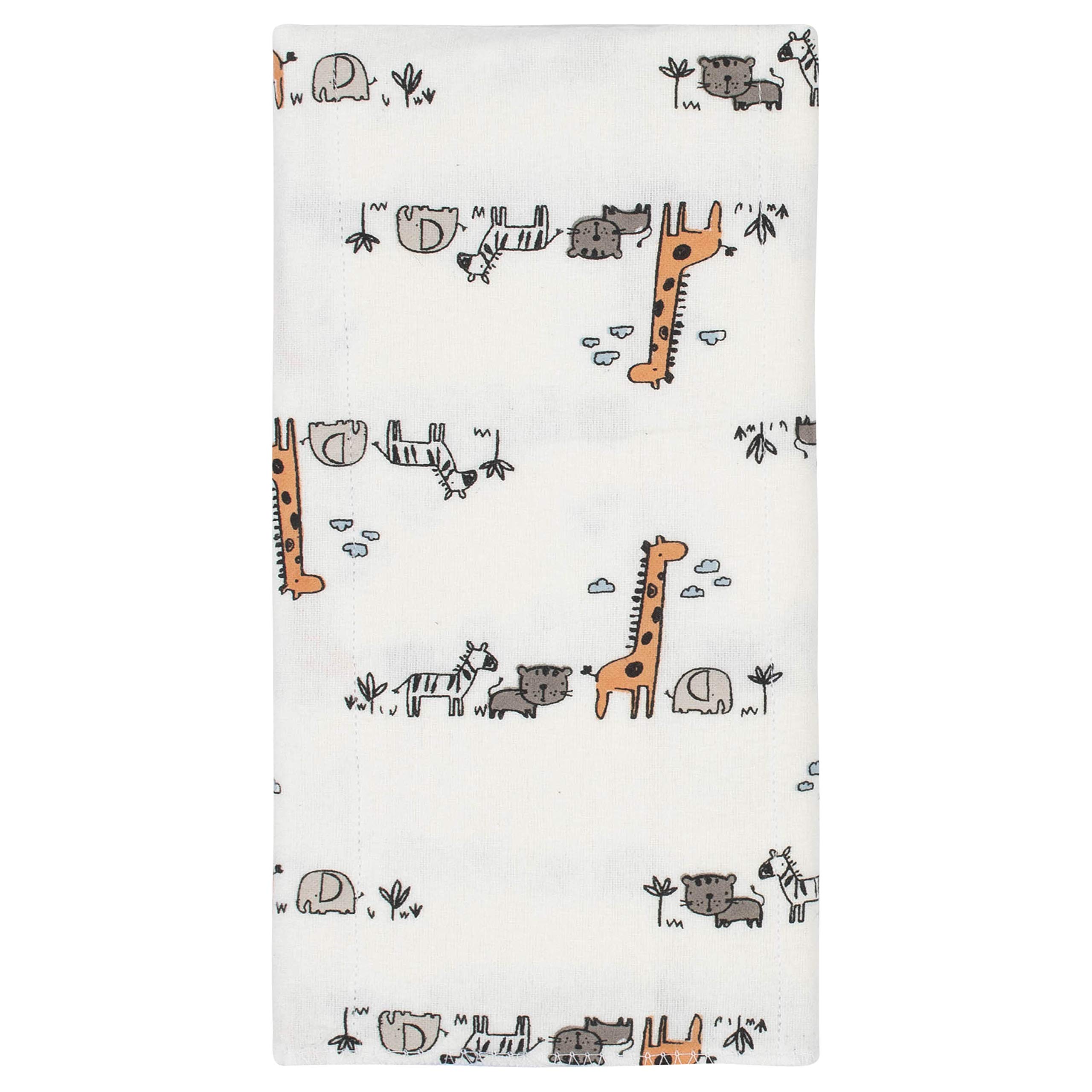Gerber Unisex-Baby 8-Pack Cotton Flannel Burp Cloths