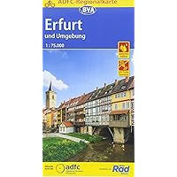 Erfurt & env. cycling map (German Edition)