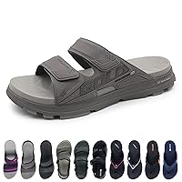 Gold Pigeon Shoes EVA Ultra Cushion Men Slides Comfort Thick Sole Slide Sandal for Men Size 9.5-10 / Women Size 11-11.5 * 9388 Brown -43
