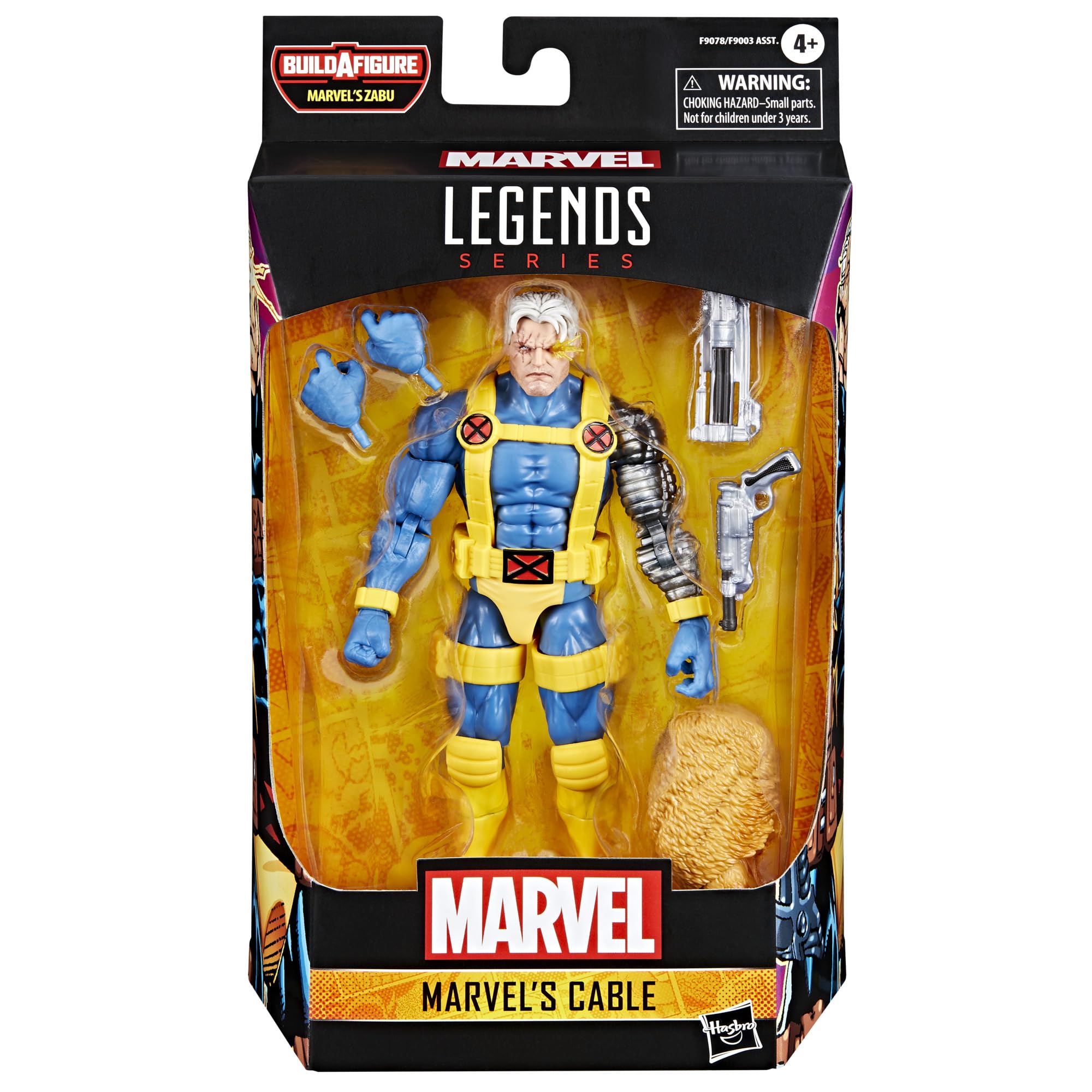 Marvel Legends Series Cable, Comics Collectible 6-Inch Action Figure with Build-A-Figure Part