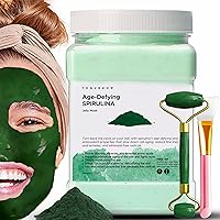 Jelly Face Mask - Spirulina Hydrating, Brightening & Nourishing Skin Treatment Mask, 23 Oz Jar, Vegan, Cruelty-Free, Paraben Free, Refreshing, Rejuvenating & Smoothening