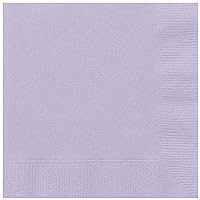 Lavender Solid Beverage Napkins - (Pack of 20) - Perfect for Birthdays, Weddings, Parties & Special Events