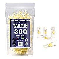Disposable Cigarette Filters 300 Pieces Filters Smoking, Cigarette Holder BPA Free | Advanced Nicotine, Tar, Teer Filter - Decreases Stains & Odors, Fresher Morning