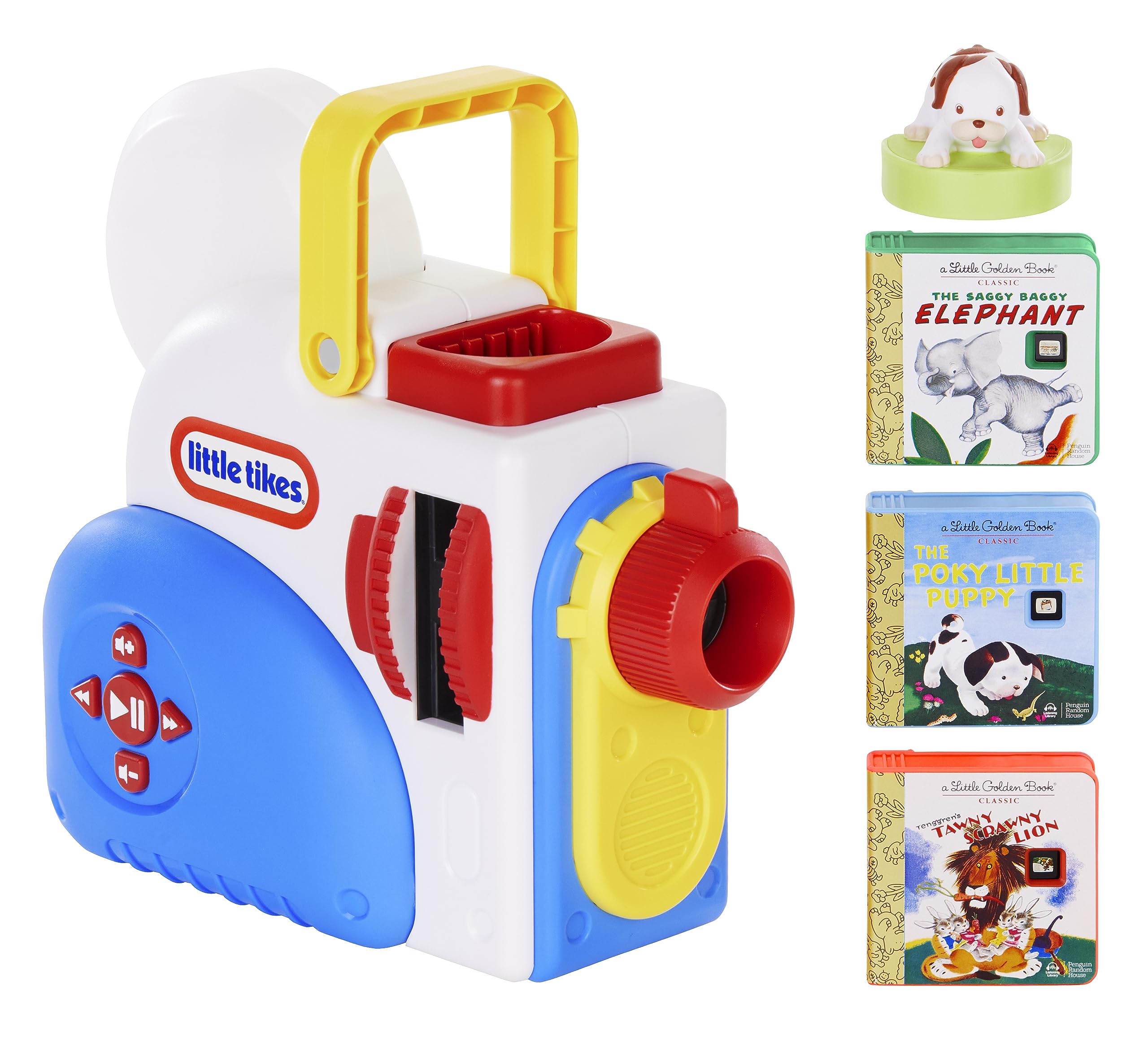 Little Tikes Story Dream Machine Starter Set, Storytime, Books, Little Golden Book, Audio Play, The Poky Little Puppy Character, Nightlight, Gift and Toy for Toddlers and Kids Girls Boys Ages 3+ years