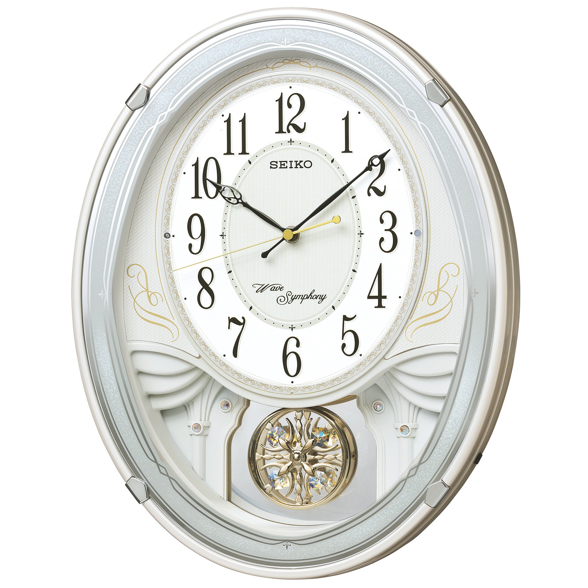 Mua Seiko clock wall clock Atomic Analog Triple Selection Melody Decorative  Pendulum White Pearl am258 W Seiko trên Amazon Nhật chính hãng 2023 |  Giaonhan247
