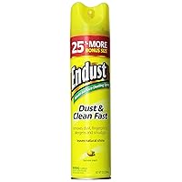 Endust No-Wax Cleaning & Dusting Spray, Lemon, 12.5 Ounces