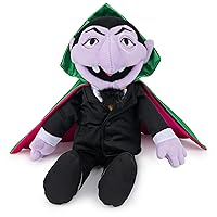 GUND Sesame Street Official The Count Muppet Plush, Premium Plush Toy for Ages 1 & Up, Black/Green, 14”