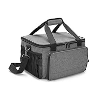 LUXJA Carrying Case Compatible with Cricut Joy Xtra, Bag for Cricut Joy Xtra (with Multiple Storage Sections), Gray