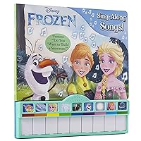 Disney Frozen Elsa, Anna, Olaf, and More! - Sing-Along Songs! Piano Songbook with Built-In Keyboard - Features 