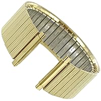 18-22mm Speidel Gold Tone Stainless Steel Mens Expansion Band 1386/32