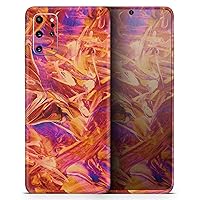 Liquid Abstract Paint Remix V60 | Protective Vinyl Decal Wrap Skin Cover Compatible with The Samsung Galaxy S10 (Full-Body, Screen Trim & Back Glass Skin)
