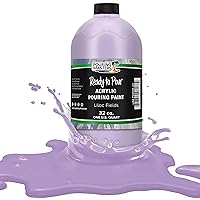 Pouring Masters Lilac Fields Acrylic Ready to Pour Pouring Paint - Premium 32-Ounce Pre-Mixed Water-Based - for Canvas, Wood, Paper, Crafts, Tile, Rocks and More