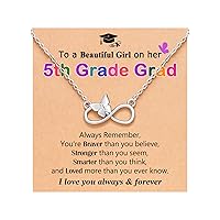 Kindergarten/5th Grade/8th Grade Graduation Gifts for Girls Class Of 2024 Graduation Gifts Butterfly Necklace