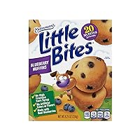 Entenmann’s Little Bites Blueberry Muffins, Pouches of Mini Muffins, 8.25 oz, 5 Count