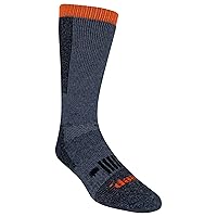 Jeep Men's Rugged Wool Blend Crew Socks-1 Pair Pack-Heavyweight Cushioned Comfort and Blister Prevention