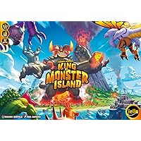 IELLO: King of Monster Island - Strategy Board Game, Sequel of The King of Line, Family Game, Play Cooperatively, Ages 10+, 1-5 Players, 60 Minutes