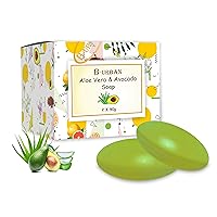B-URBAN Natural Soap For Healthy & Glowing Skin (2 X 90g) (Aloe Vera & Avocado)