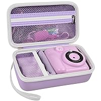 Grapsa Case Compatible with ESOXOFFORE for Dylanto for Anchioo for WEEFUN for GKTZ for Amzelas for Mafiti Instant Print Camera for Kids, Film Camera Storage Holder Organizer bag (Box Only) - Purple