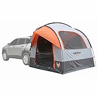 Rightline Gear 6-Person SUV Tent Attachment for Camping, 8 by 8 by 7.2 Feet, Water-Resistant, Zipper, Rainfly, Orange