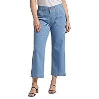 JAG Women's High Rise Cropped Utility Jeans
