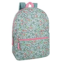17 Inch Backpack with Side Pockets for Girls for School, Travel, Hiking, Camping