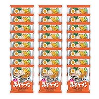 [SAPPORO ICHIBAN] Miso Flavor Ramen Noodles, No. 1 Tasting Japanese Instant Noodles (3.5 Oz. x 24 pouches)
